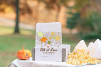 Fall in Love Leaves Wedding Favor Bags | Fall Wedding Favor | Fall Engagement Favor | Fall Leaves Favor | Autumn Wedding Bags | Fall Party