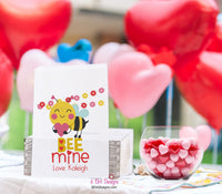Bumble Bee Mine Valentines Day Personalized Goodie Bags for School or Daycare, PreK Giveaway