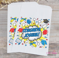 Superhero Graduation Party Favor Bags