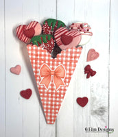 Valentine Cake Pop Bouquet Holder for Cottage Bakers, Paper Cake Pop Stand, Bakery Treat Display, Valentine Packaging