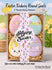 Happy Easter Stickers - 2" Round, Glossy - Set of 20, Cookie Box Seals, Bakery Box Stickers