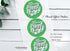 Happy St. Patricks Day Stickers - 2" Round, Glossy - Set of 20