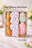 Easter Sticker Strips: Pink Check with Bunnies Cookie & Treat Box Seals - 10 Pack Bakery Box Stickers - Cake Pop Seals