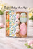 Easter Sticker Strips: Cute Chickie Cookie & Treat Box Seals - 10 Pack Bakery Box Stickers - Cake Pop Seals