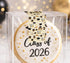 Graduation Class of 2026 Sticker Strips: Cookie & Treat Box Seals - 10 Pack Bakery Box Stickers - Cake Pop Seals