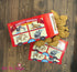 Animal Cracker Stickers, Red Mommies and Babies Labels, Barnum Animal Cookies Label, Circus Theme Birthday Party
