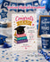 Cute Graduation Card Girl Printable 5x7, Congrats Grad Card, Fun Graduation Card, Digital Download, Printable Greeting Card