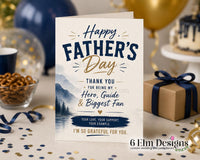 Father's Day Printable 5x7, Fun Father's Day Card, Digital Download, Printable Greeting Card