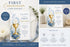 First Communion Card for Boy Printable 5x7, Blue Gold Religious Card, Catholic First Communion Digital Download, Eucharist Chalice Card