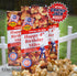 Cracker Jack Box for Baseball Birthday Party Favors, Personalized Cracker Jack Boxes