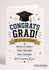 Graduation Card Congrats Printable 5x7, Fun Graduation Card, Digital Download, Printable Greeting Card