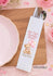 We Can Bearly Wait Baby Girl Silverware Utensil Bags, Girl Baby Shower Decor