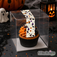 Halloween Cookie & Treat Box Seals - 10 Pack Bakery Box Stickers - Cake Pop Seals