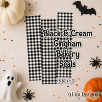 Halloween Cookie & Treat Box Seals - 10 Pack Bakery Box Stickers - Cake Pop Seals