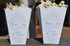 Thank You Wedding Popcorn Bar Boxes, Popcorn Box, Candy Bar Containers, Engagement Party Favor, Old Fashioned Wedding