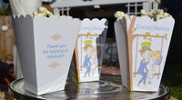 Wedding Popcorn Box Bride & Groom in Tree Swing