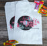 1950's Sockhop Personalized Paper Party Favor Bags | Sock Hop Birthday Favors | Popcorn Bags | 50s Anniversary Party Favors | Vinyl Record