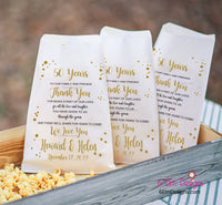 50th Anniversary Party Favor Bags