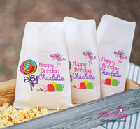 Candyland Fairy Paper Party Favor Bags