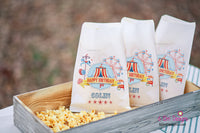 Carnival Tent Theme Favor Bags- 20 pack