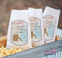 Cookies and Milk Birthday Party Favor Bags, Milk and Cookies Cookie Bags, Chocolate Chip Cookies Goody Bags