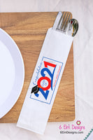 Congratulations 2021 Graduation Party Silverware Utensil Flatware Bags
