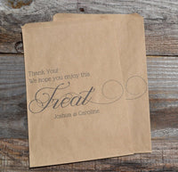 Thank You Candy Bags Brown Kraft