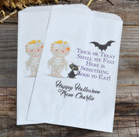 Mummy Halloween Personalized Goodie Bags