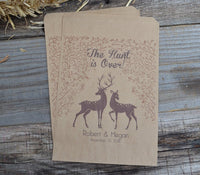 The Hunt is Over Deer Favor Bags