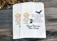 Mummy Halloween Personalized Goodie Bags