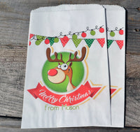 Reindeer Personalized Goodie Bags