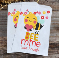 Bumble Bee Mine Valentines Day Personalized Goodie Bags