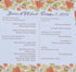 Fall Leaves Banner Autumn Personalized Wedding Program - 30 Pack