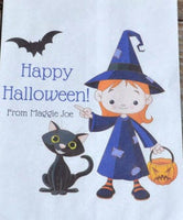 Witch Personalized Halloween Goodie Bags for Trick or Treat
