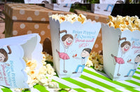 Popped the Question Popcorn Boxes Kneeling Fiance Engagement Favor