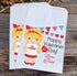 Blonde Girl Personalized Valentines Day Goodie Bags | Valentine Girl Party Favors | Valentine Party Paper Bags | Goody Bags | Candy Bags