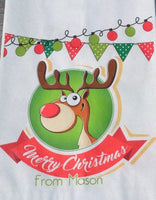 Reindeer Personalized Goodie Bags | Holiday Party Candy Bags | Smores Kits | School Party Bag | Cookie Bags | Christmas Favor Bags | Xmas