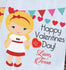 Blonde Girl Personalized Valentines Day Goodie Bags