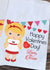 Blonde Girl Personalized Valentines Day Goodie Bags