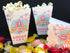 Circus Popcorn Boxes | Carnival Birthday Party | Carnival Popcorn Boxes | Favor Boxes | Girls Circus Birthday | Pink Circus Tent | Bar
