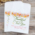 Thankful for You Family Thanksgiving Favor Bags