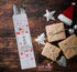 HoHoHo Santa Silverware Bags, Christmas Utensil Holders, Christmas Flatware Bags, Snowflake Silverware Bags
