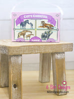 Pale Pink Animal Cracker Boxes, Animal Cookie Boxes, Pastel Pink and Purple, Girls Circus Party, Baby Circus Shower