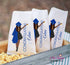 Graduation Congratulations Girl Class of 2024 Personalized Favor Bags for Popcorn or Candy Bars Customized Hair, Cap and Skin Color