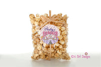 Pink and Purple Circus Tent 2" Gloss Sticker, Label for Circus Birthday or Baby Shower, Personalized Sticker