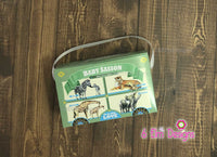 Sage Green Animal Cracker Boxes, Children's Carnival Birthday Party Favor, Barnum Animal Cookies, Circus Theme Party, Circus Birthday