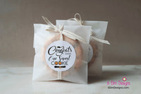 Congrats to One Smart Cookie Sticker, Cookie Bag Label for Graduation, Graduation Sticker