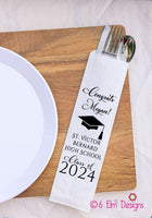 graduation silverware utensil bags