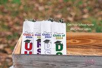 Class of 2024 School Name Graduation Party Silverware Utensil Flatware Bags