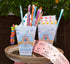 Circus Popcorn Favor Boxes | Carnival Birthday Party | Carnival Popcorn Boxes | Circus Popcorn Boxes | Circus Theme Favors